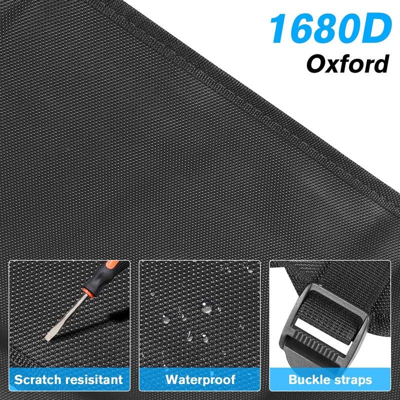 MFC Middle Clear Rear Window Windshield Compatible With For UTV Polaris RZR 900 1000 XP 4 Turbo Trail EPS 2014-2022 Soft Full Rear Windscreen Back Cover - Image 2